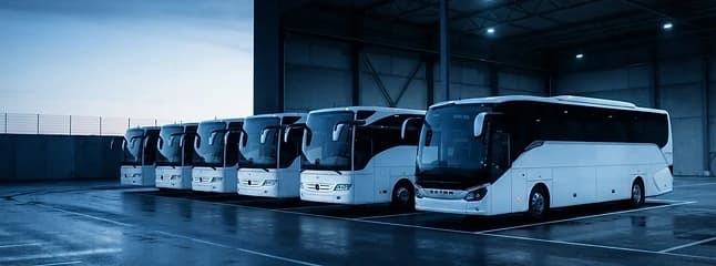 Buses rental fleet in the UAE
